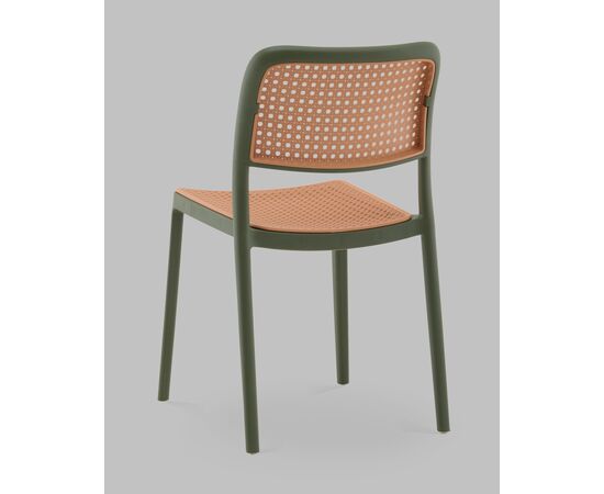 Стул Yona пластиковый зелёный, изображение 6 | Интернет магазин мебели и декора LifeDekor
