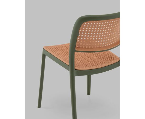 Стул Yona пластиковый зелёный, изображение 7 | Интернет магазин мебели и декора LifeDekor
