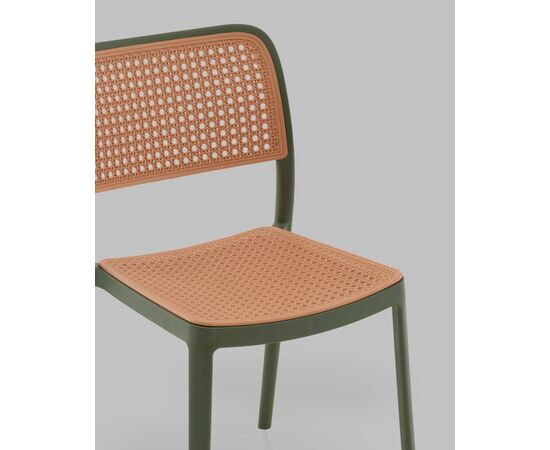 Стул Yona пластиковый зелёный, изображение 8 | Интернет магазин мебели и декора LifeDekor