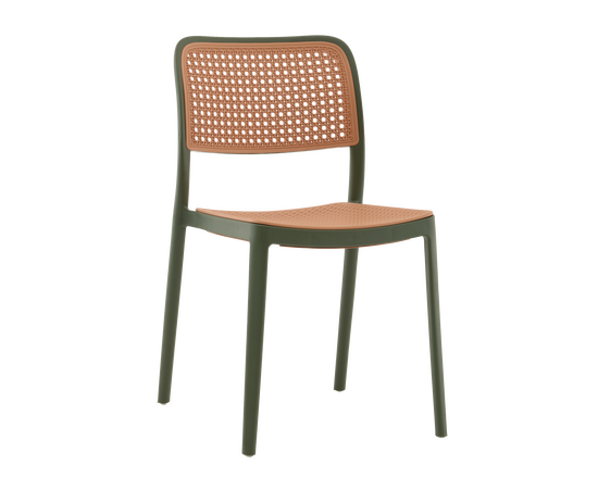 Стул Yona пластиковый зелёный | Интернет магазин мебели и декора LifeDekor