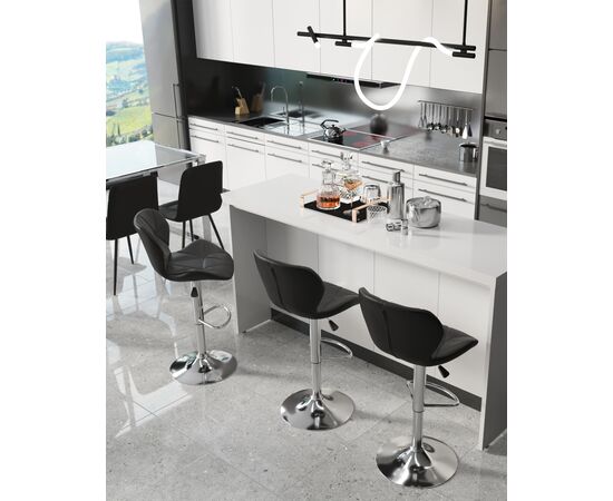 Стул барный Бон черный, изображение 10 | Интернет магазин мебели и декора LifeDekor
