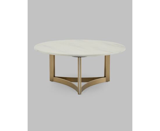 Журнальный столик Кассия 90*90 см светлая керамика, изображение 2 | Интернет магазин мебели и декора LifeDekor