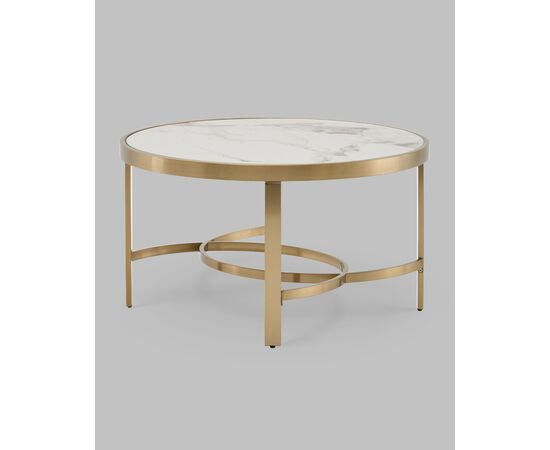 Журнальный столик Адриана 80*80 см светлая керамика, изображение 2 | Интернет магазин мебели и декора LifeDekor