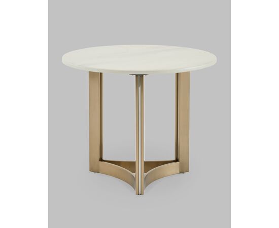 Журнальный столик Кассия 60*60 см светлая керамика, изображение 2 | Интернет магазин мебели и декора LifeDekor