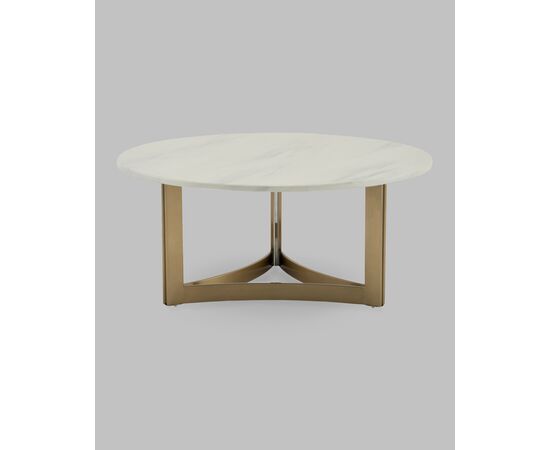 Журнальный столик Кассия 90*90 см светлая керамика, изображение 3 | Интернет магазин мебели и декора LifeDekor