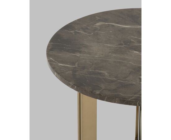 Журнальный столик Кассия 60*60 см темная керамика, изображение 5 | Интернет магазин мебели и декора LifeDekor