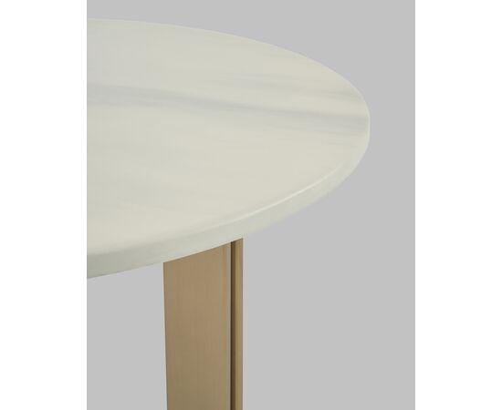 Журнальный столик Кассия 60*60 см светлая керамика, изображение 6 | Интернет магазин мебели и декора LifeDekor