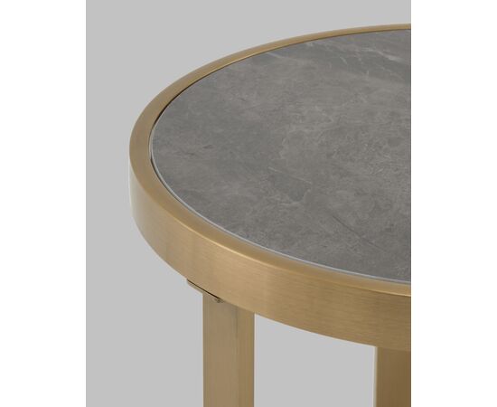 Журнальный столик Адриана 50*50 см серая керамика, изображение 5 | Интернет магазин мебели и декора LifeDekor