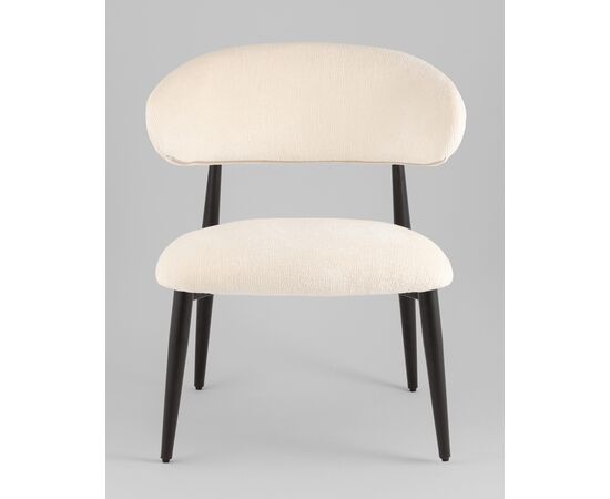 Кресло лаунж Ayla молочный, изображение 3 | Интернет магазин мебели и декора LifeDekor