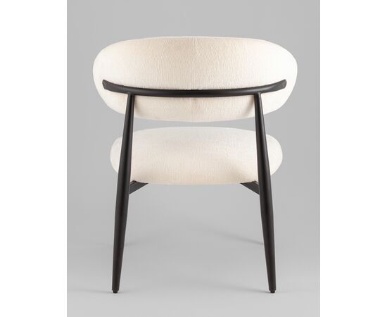 Кресло лаунж Ayla молочный, изображение 5 | Интернет магазин мебели и декора LifeDekor