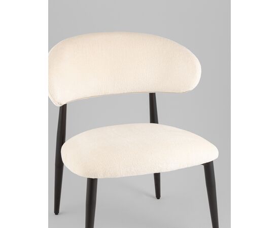 Кресло лаунж Ayla молочный, изображение 8 | Интернет магазин мебели и декора LifeDekor