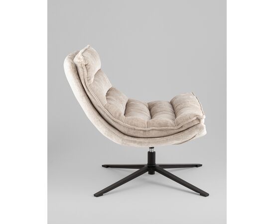 Кресло лаунж Lazy бежевый, изображение 4 | Интернет магазин мебели и декора LifeDekor