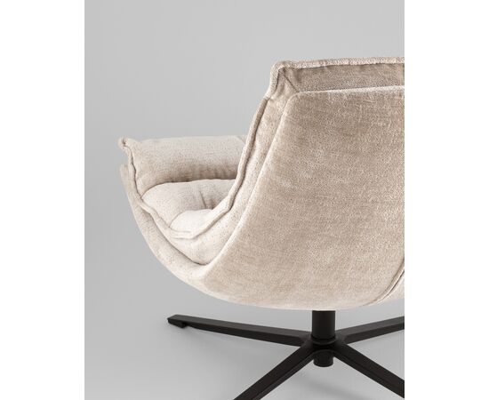 Кресло лаунж Lazy бежевый, изображение 7 | Интернет магазин мебели и декора LifeDekor