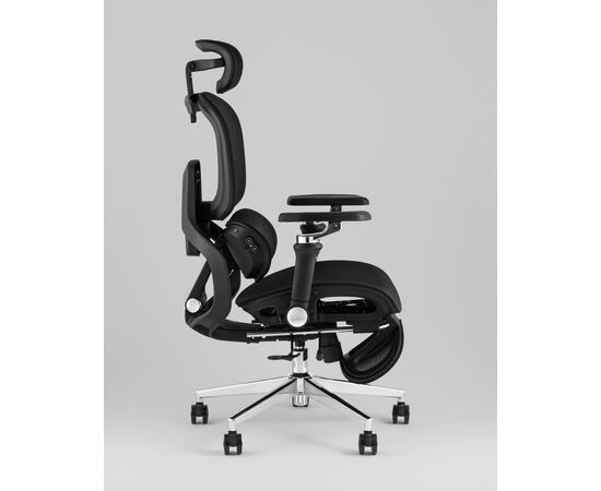 Кресло офисное TopChairs Prodigy с оттоманкой черный, изображение 4 | Интернет магазин мебели и декора LifeDekor