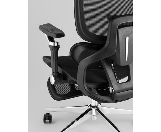 Кресло офисное TopChairs Prodigy с оттоманкой черный, изображение 7 | Интернет магазин мебели и декора LifeDekor