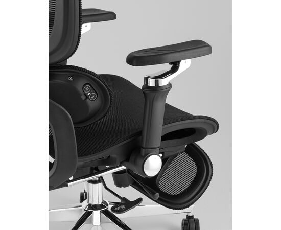 Кресло офисное TopChairs Prodigy с оттоманкой черный, изображение 8 | Интернет магазин мебели и декора LifeDekor