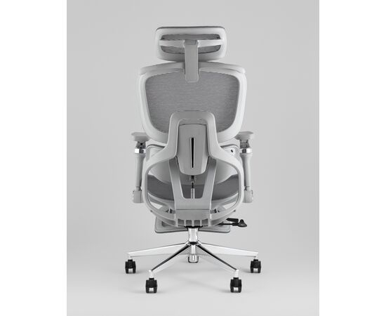 Кресло офисное TopChairs Prodigy с оттоманкой серый, изображение 5 | Интернет магазин мебели и декора LifeDekor