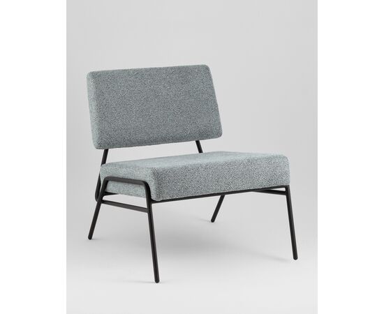 Кресло Теллинг шенилл серо-синий, изображение 2 | Интернет магазин мебели и декора LifeDekor