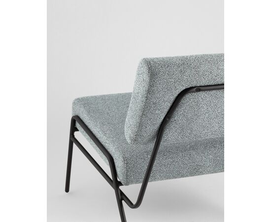 Кресло Теллинг шенилл серо-синий, изображение 7 | Интернет магазин мебели и декора LifeDekor