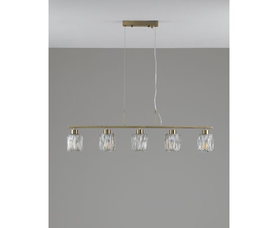 Люстра подвесная Moderli V11683-5P Prismique, изображение 2 | Интернет магазин мебели и декора LifeDekor