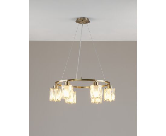 Люстра подвесная Moderli V11684-6P Prismique, изображение 3 | Интернет магазин мебели и декора LifeDekor