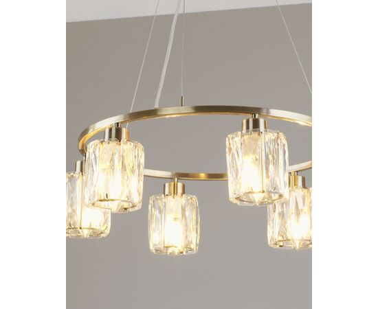 Люстра подвесная Moderli V11684-6P Prismique, изображение 4 | Интернет магазин мебели и декора LifeDekor