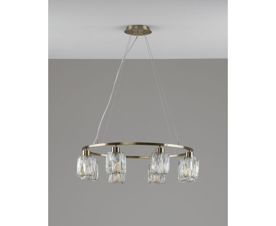 Люстра подвесная Moderli V11685-8P Prismique, изображение 2 | Интернет магазин мебели и декора LifeDekor