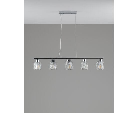 Люстра подвесная Moderli V11688-5P Prismique, изображение 2 | Интернет магазин мебели и декора LifeDekor