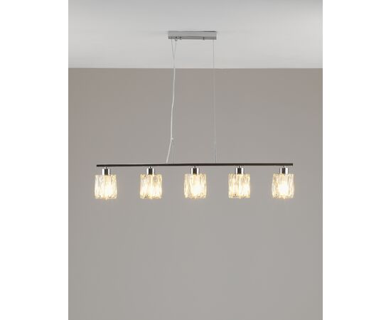 Люстра подвесная Moderli V11688-5P Prismique, изображение 3 | Интернет магазин мебели и декора LifeDekor