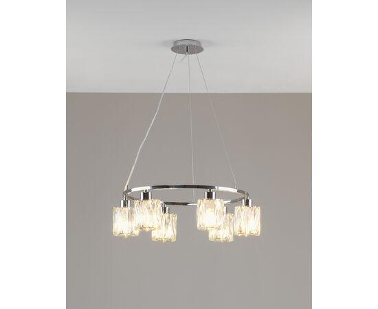 Люстра подвесная Moderli V11707-6P Prismique, изображение 3 | Интернет магазин мебели и декора LifeDekor