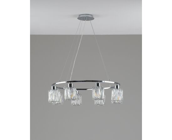 Люстра подвесная Moderli V11708-8P Prismique, изображение 2 | Интернет магазин мебели и декора LifeDekor