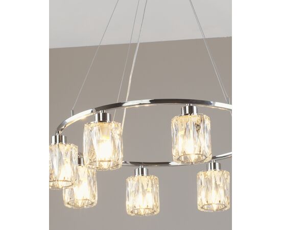 Люстра подвесная Moderli V11708-8P Prismique, изображение 4 | Интернет магазин мебели и декора LifeDekor