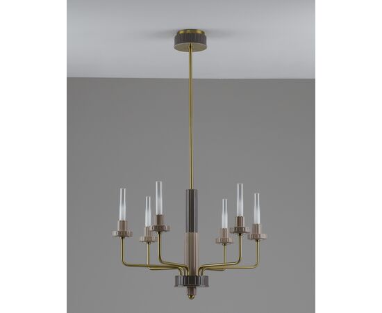 Люстра подвесная светодиодная Moderli V11691-PL Atelieri, изображение 3 | Интернет магазин мебели и декора LifeDekor