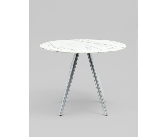 Стол обеденный Хьюстон D100 белый стеклянный, изображение 24 | Интернет магазин мебели и декора LifeDekor