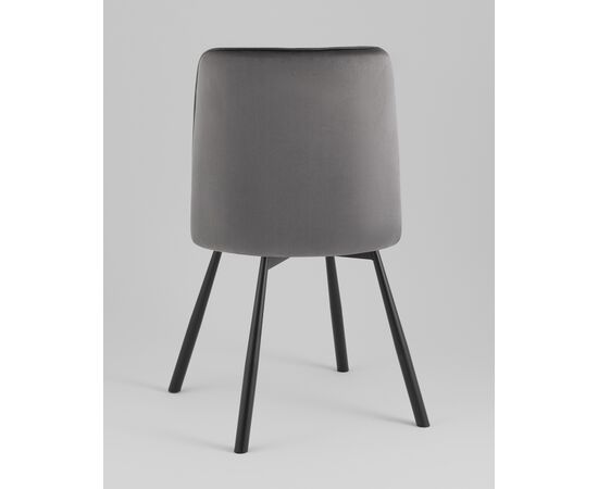 Стул Boun вращающийся велюр темно-серый 2 шт., изображение 7 | Интернет магазин мебели и декора LifeDekor