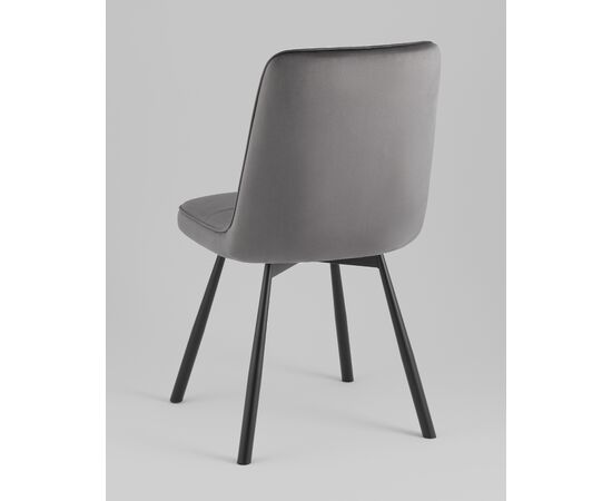 Стул Boun вращающийся велюр темно-серый 2 шт., изображение 8 | Интернет магазин мебели и декора LifeDekor