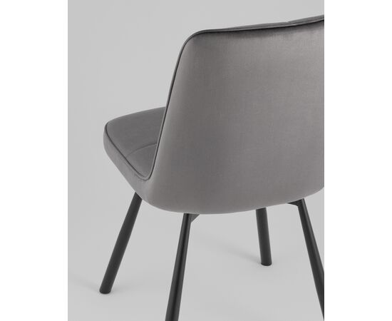 Стул Boun вращающийся велюр темно-серый 2 шт., изображение 9 | Интернет магазин мебели и декора LifeDekor