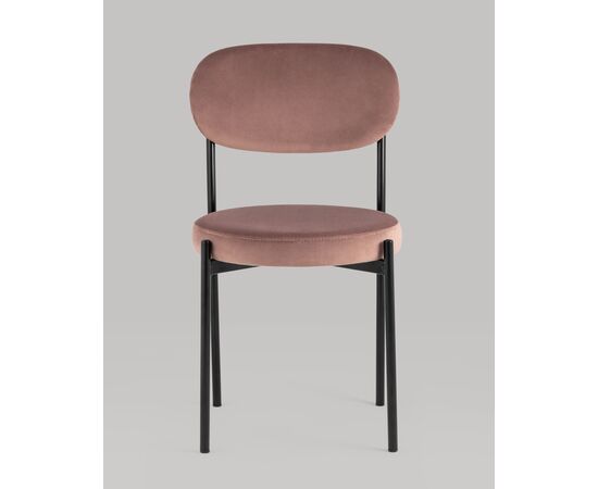 Стул Бриф NEW велюр пыльно-розовый, изображение 5 | Интернет магазин мебели и декора LifeDekor