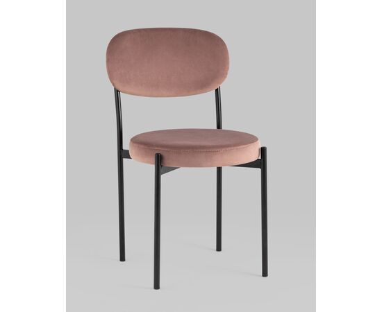 Стул Бриф NEW велюр пыльно-розовый, изображение 2 | Интернет магазин мебели и декора LifeDekor