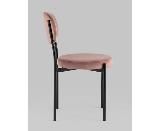 Стул Бриф NEW велюр пыльно-розовый, изображение 4 | Интернет магазин мебели и декора LifeDekor