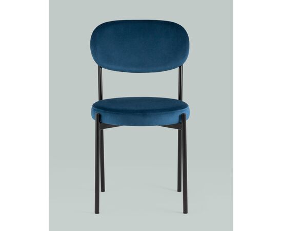 Стул Бриф NEW велюр синий, изображение 6 | Интернет магазин мебели и декора LifeDekor