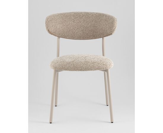 Стул обеденный Ayla бежево-зеленый кремовые ножки, изображение 3 | Интернет магазин мебели и декора LifeDekor