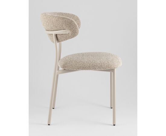 Стул обеденный Ayla бежево-зеленый кремовые ножки, изображение 4 | Интернет магазин мебели и декора LifeDekor