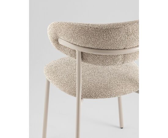 Стул обеденный Ayla бежево-зеленый кремовые ножки, изображение 7 | Интернет магазин мебели и декора LifeDekor