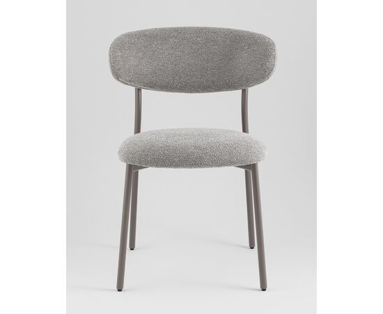 Стул обеденный Ayla серый серые ножки, изображение 3 | Интернет магазин мебели и декора LifeDekor
