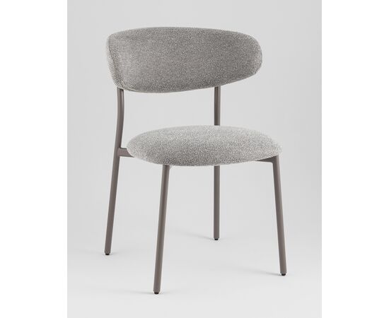 Стул обеденный Ayla серый серые ножки, изображение 2 | Интернет магазин мебели и декора LifeDekor