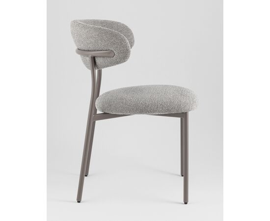 Стул обеденный Ayla серый серые ножки, изображение 4 | Интернет магазин мебели и декора LifeDekor