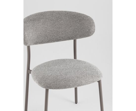 Стул обеденный Ayla серый серые ножки, изображение 8 | Интернет магазин мебели и декора LifeDekor