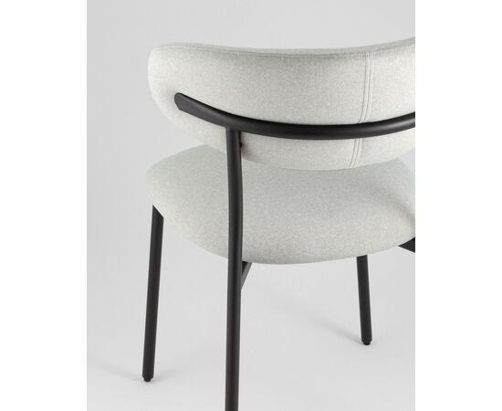 Стул обеденный Ayla светло-серый, изображение 9 | Интернет магазин мебели и декора LifeDekor