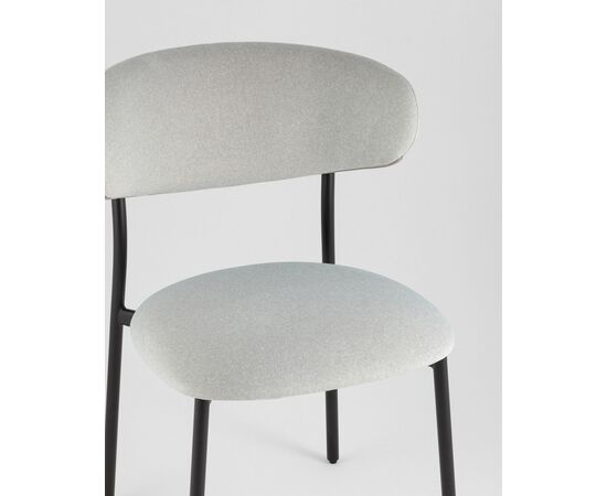 Стул обеденный Ayla светло-серый, изображение 10 | Интернет магазин мебели и декора LifeDekor